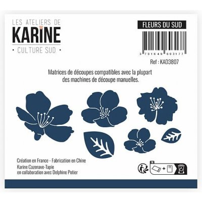 Les ateliers de karine vyřezávací šablony Květiny Culture Sud – Hledejceny.cz