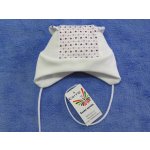 Esito Kojenecká čepice s oušky srdce bílá zelená – Hledejceny.cz