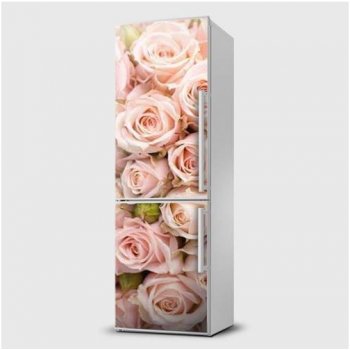 E-shop24 Pi51SL804 Fototapeta samolepící na lednice - Růže růžové Rozměr 65x180 cm