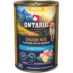 Ontario Adult kuřecí pate s příchutí borůvek 400 g – Hledejceny.cz