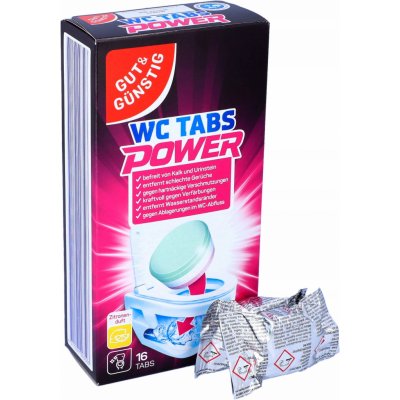 Gut & Günstig WC čistící tablety šumící 16 x 25 g – Zboží Dáma
