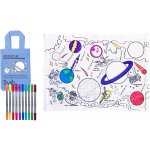 Eatsleepdoodle Prostírání k vybarvení Space explorer Vymaluj a vyper – Hledejceny.cz