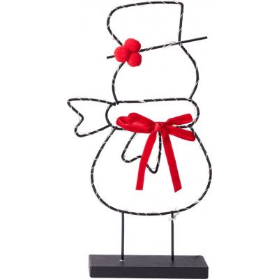 Vánoční svítící LED figurka Sněhulák 36 cm, H&L – Hledejceny.cz