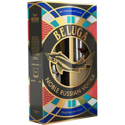 Beluga Noble Highball 40% 0,7 l (dárkové balení 1 sklenice)