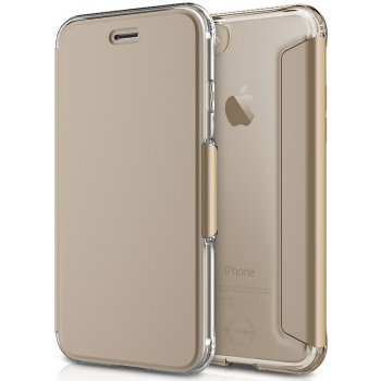 Pouzdro ITSKINS Zero Folio flip 1m Drop iPhone 7 Gold