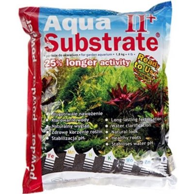 Aqua ART Aqua Substrate II+ Powder černý 1,8 kg – Zboží Dáma