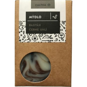 Caltha Badyánové mýdlo s černým uhlím 100 g
