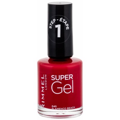 Rimmel London Super Gel lak na nehty 045 Flamenco Beach 12 ml – Zboží Mobilmania