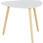 Kondela Tavas bílá / přírodní dřevo – Zboží Mobilmania