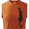 Dětské tričko Canvas dětské tričko s kočkou Military 0552 oranžová