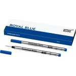 Montblanc 124501 2 náplně do rolleru modré Royal Blue F – Zboží Živě