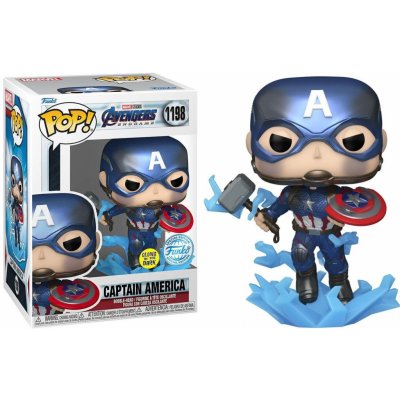 Funko Pop! 1198 Avangers Endgame Captain America with Hammer GW – Zboží Mobilmania