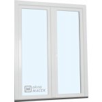 KNIPPING Plastové balkonové dveře - 70 AD bílá pravé 150 x 220 cm – Zboží Mobilmania