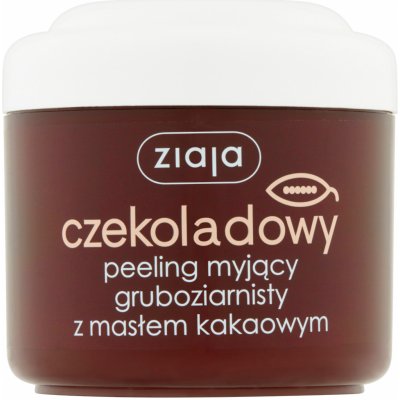 Ziaja čokoládový mycí peeling hrubozrnistý Kakaové máslo 200 ml od 82 Kč -  Heureka.cz