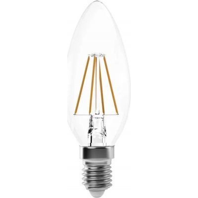 Emos 1525281223 ZF3220 LED žárovka Filament svíčka E14, 3,4W, 470lm, teplá bílá