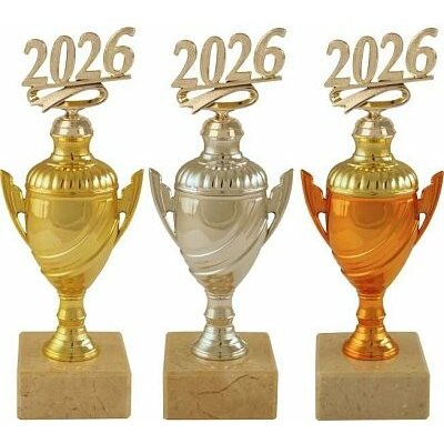 Sportovní pohár PE098 s letopočtem 2026 – Sleviste.cz