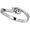 Prsteny Steel Edge prsten stříbro se zirkony 2072