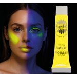 Guirca barva na obličej v tubě neon 10 ml různé barvy žlutá – Zboží Mobilmania
