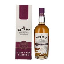 West Cork Port Cask Finished 43% 0,7 l (karton)
