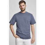 Urban Classics Prodloužené bavlněné rovné pánské triko modrá vintage – Sleviste.cz