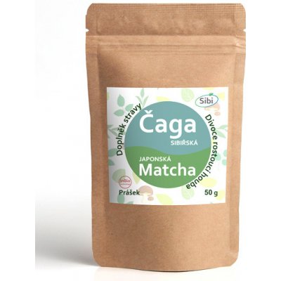 Sibi Čaga sibiřská a Matcha prášek 50 g – Hledejceny.cz