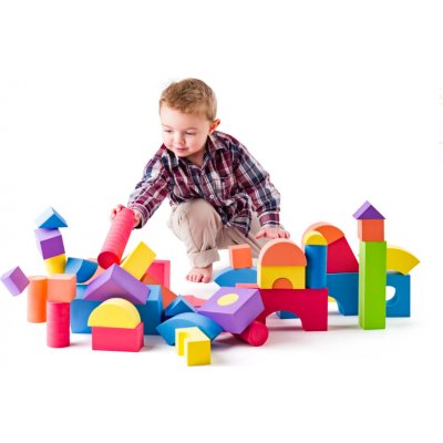 Plastica Pěnové kostky velké v tašce 52 ks – Zboží Mobilmania