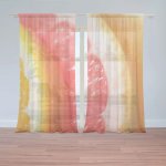 Záclony Citrusy: 2 ks - 150x250 cm - Sablio – Hledejceny.cz
