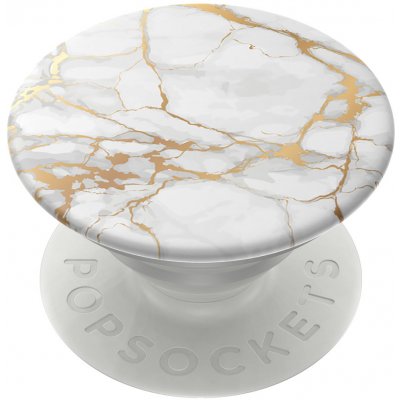 PopSockets PopGrip Gen.2, Gold Lutz Marble, bílo-zlatý mramor – Zbozi.Blesk.cz