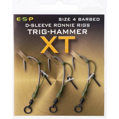 ESP návazce D-Sleeve Ronnie Rigs Trig-Hammer XT Barbed vel. 6, 3ks – Hledejceny.cz