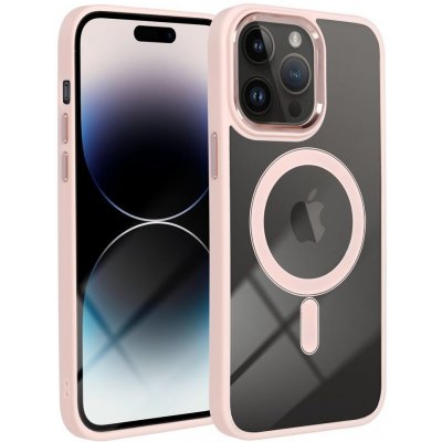 Color Edge Mag Cover case compatible with MagSafe pro Apple iPhone 16 Pro, růžová – Zboží Mobilmania