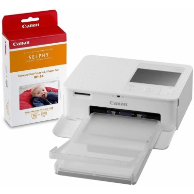 Canon Selphy CP-1500 bílá Print Kit+ papíry RP-54 – Zboží Živě