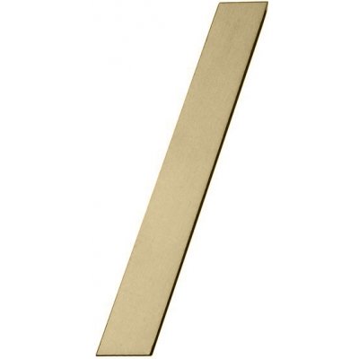 Kateon Přírodní dřevěné domovní číslo - TOPOL varianta: lomítko – Zboží Mobilmania