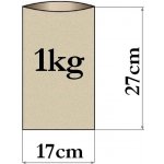 sáčky kupecké 1 kg 25ks - ploché dno – Zboží Dáma