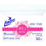 Linteo Papírové Vatové tyčinky 100% natural 160 ks – Hledejceny.cz