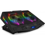 Connect IT NEO RGB chladicí podložka pod notebook - černá – Sleviste.cz