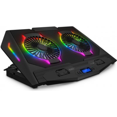 Connect IT NEO RGB chladicí podložka pod notebook - černá – Sleviste.cz