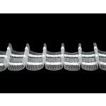 Záclonovka šíře 25 mm tužkové řasení, střední, transparent (bal. 50) – Zboží Dáma