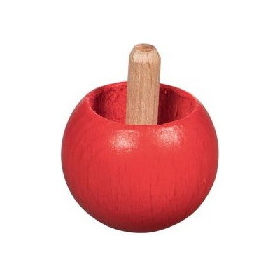 Goki Obracecí káča z bukového dřeva červená – Zboží Mobilmania