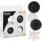 AKUKU Edukační senzorické balónky v krabičce černá bílá – Zboží Mobilmania