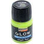 Pentart Akrylová barva svítící ve tmě 30 ml LIMETKOVÁ – Sleviste.cz