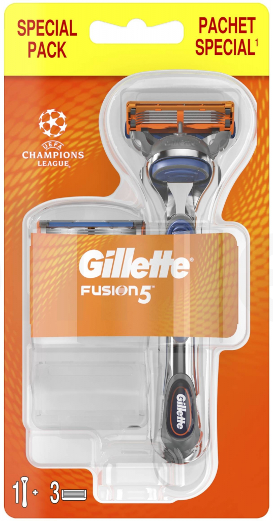 Gillette Fusion5 + 3 ks hlavic
