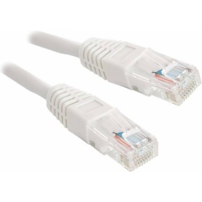 PremiumCord sputp01W Patch, UTP RJ45-RJ45 level 5e, 1m, bílý – Zboží Živě
