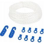 Verk 01816 Šňůra na prádlo 5 m + 8 závěsů – Zboží Dáma