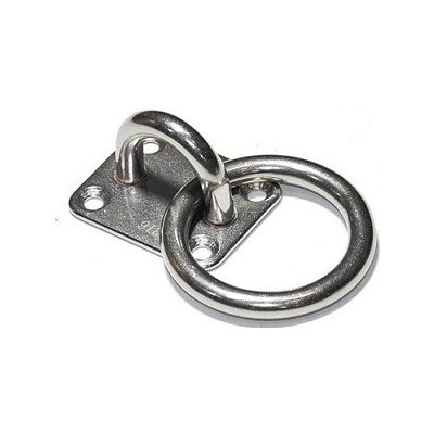 Deska kotevní s okem a kroužkem, 8x40x50mm, Zn – Hledejceny.cz