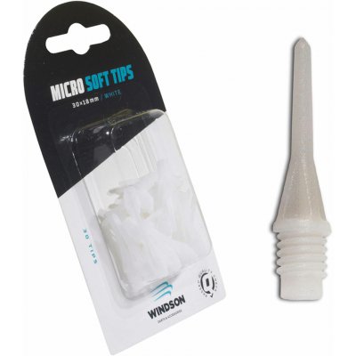 WINDSON Plastové hroty MICRO 18mm, 30 ks - Bílá – Zboží Dáma