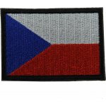 Textilní nášivka Vlajka ČR 50x35 mm - barevná, A.C.M. – Hledejceny.cz