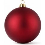 DECOLED Velká vánoční koule 20 cm, vínová, matná, UV – Zboží Dáma
