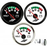 Voltmetr GNF 8 - 16 V Barva: Černý rámeček a bílý ciferník – Zbozi.Blesk.cz