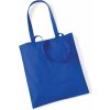 Nákupní taška a košík Zelenáčky taška s výšivkou holubičky modrá royal