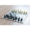 Šachy Šachová souprava komplet střední černá